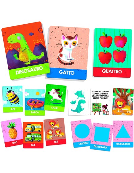 Flashcards montessori prime scoperte HEAIT23097 Headu | Futurartshop.com