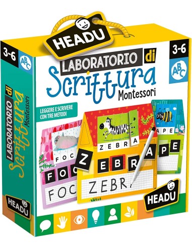 Laboratorio di scrittura montessori HEAIT23578 Headu | Futurartshop.com
