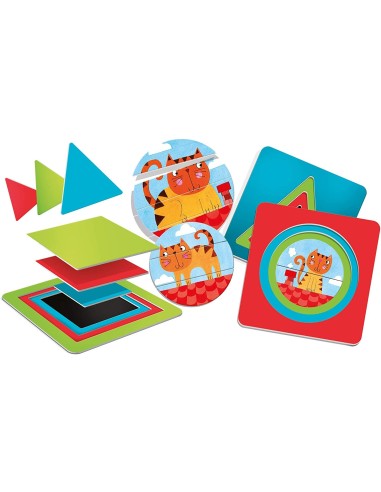 Shapes and colors montessori HEAIT24186 Headu | Futurartshop.com