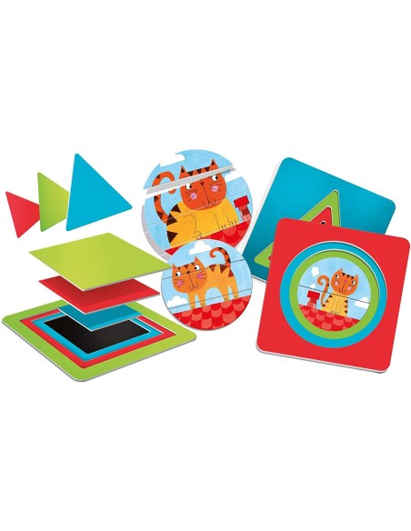 Forme e colori montessori HEAIT24186 Headu | Futurartshop.com