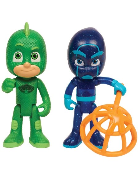 Pj masks characters gekko and night ninja with lights WON24810/1 Giochi Preziosi | Futurartshop.com
