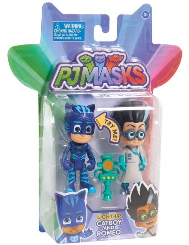 Pj masks characters catboy and romeo with lights WON24810/2 Giochi Preziosi | Futurartshop.com