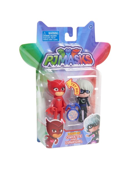 Pj masks personaggi gufetta e luna con luci WON24810/3 Giochi Preziosi | Futurartshop.com