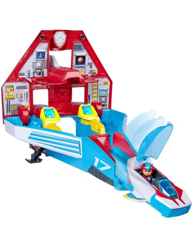 Paw patrol super paws vehicle jet command center with lights and sounds WON20115649 Spin master | Futurartshop.com