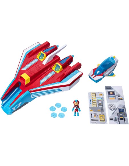Paw patrol super paws veicolo jet command center con luci e suoni WON20115649 Spin master | Futurartshop.com