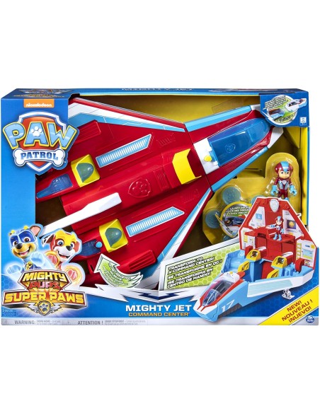 Paw patrol super paws vehicle jet command center with lights and sounds WON20115649 Spin master | Futurartshop.com