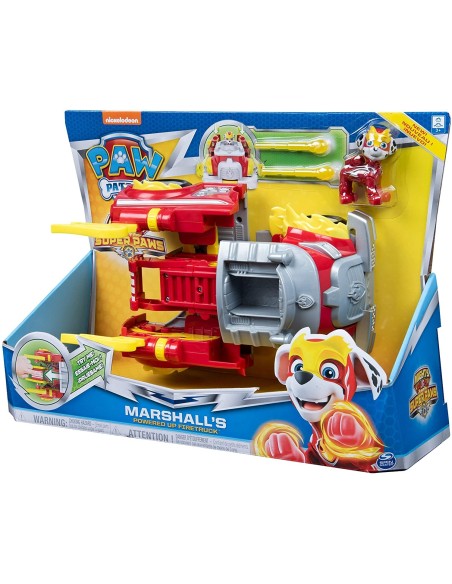 Paw patrol veicolo trasformabile fire truck marshall powered up WON20116542 Spin master | Futurartshop.com