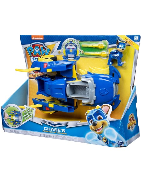 Paw partol super paws veicolo trasformabile cruiser chase powered up WON20116543 Spin master | Futurartshop.com