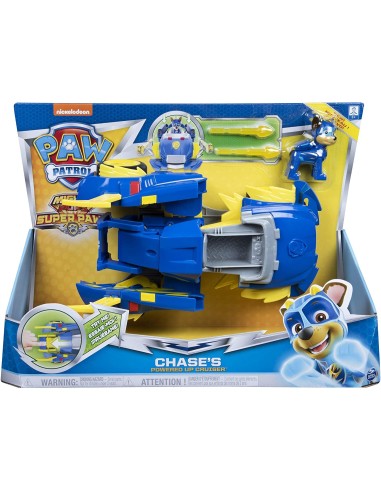 Paw partol super paws vehicle convertible cruiser chase powered up WON20116543 Spin master | Futurartshop.com