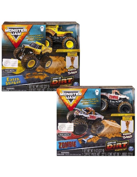 Monster jam dirt starter set with 2 machine models WON6045198 Spin master | Futurartshop.com