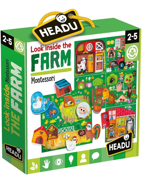 Baby play farm montessori HEAMU23608 Headu | Futurartshop.com