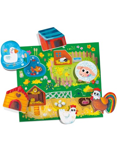 Baby play farm montessori HEAMU23608 Headu | Futurartshop.com