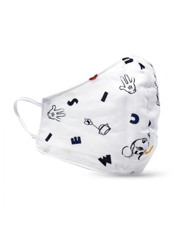Mascherina bambini tessuto lavabile Topolino 4MMA2030  | Futurartshop.com