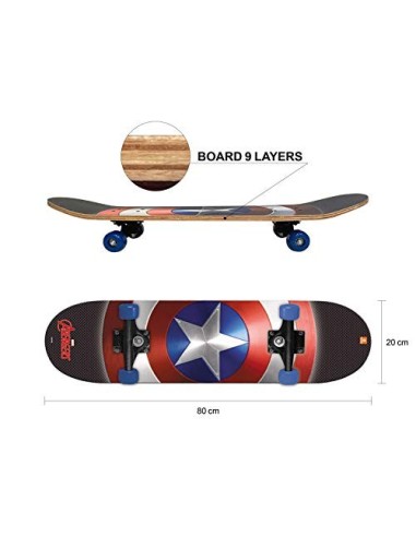 Captain America Skateboard MON28099 Mondo | Futurartshop.com