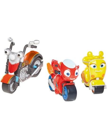 Ricky-Zoom - Set of 3 vehicles Maxwell - Ricky - Scootio GIORCY02000 Giochi Preziosi | Futurartshop.com