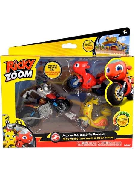 Ricky-Zoom - Set of 3 vehicles Maxwell - Ricky - Scootio GIORCY02000 Giochi Preziosi | Futurartshop.com