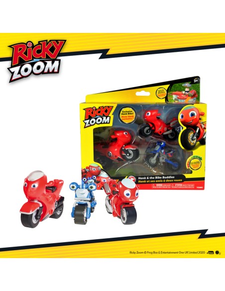 Ricky-Zoom - Set of 3 vehicles Honk - Ricky - Loop GIORCY02000/1 Giochi Preziosi | Futurartshop.com