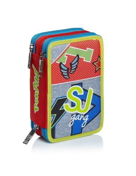 Astuccio pen pad 3 zip sj gang college e sport SEV3C2012003-426 Seven | Futurartshop.com