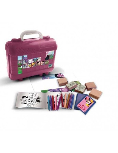 Disney Minnie - Valigetta con timbri e pastelli MUL42866 Multiprint | Futurartshop.com