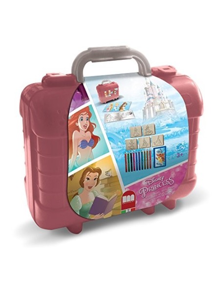 Disney Princesses - Briefcase with stamps and crayons MUL42660 Multiprint | Futurartshop.com