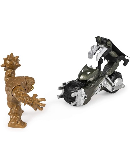 DC Batman vs villain clayface with Batmoto WON6055934 Spin master | Futurartshop.com