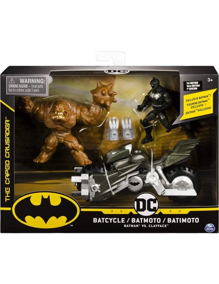 DC Batman vs Clayface con Batmoto WON6055934 Spin master | Futurartshop.com