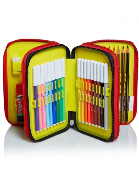 Astuccio pen pad 3 zip space check SEV301012016-899 Seven | Futurartshop.com
