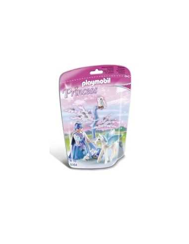 Bianca Principessa dei Ghiacci con Cavallo Alato PLA5354 Playmobil | Futurartshop.com