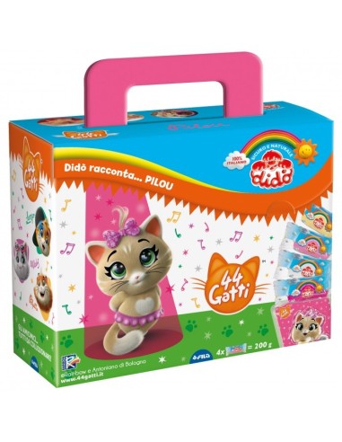 44 Cats - Didò modelling clay 4 models ARVF330200 Fila | Futurartshop.com