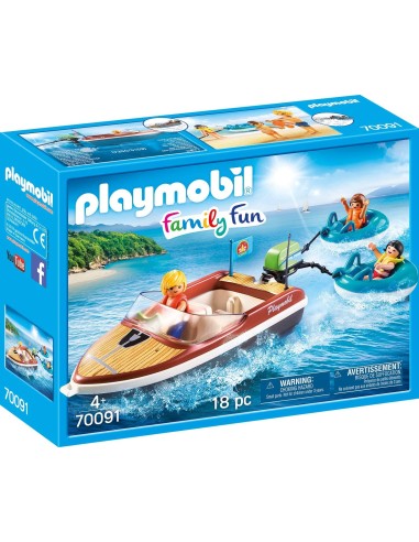 Playmobil 70091 motoscafo con gommoni PLA70091 Playmobil | Futurartshop.com