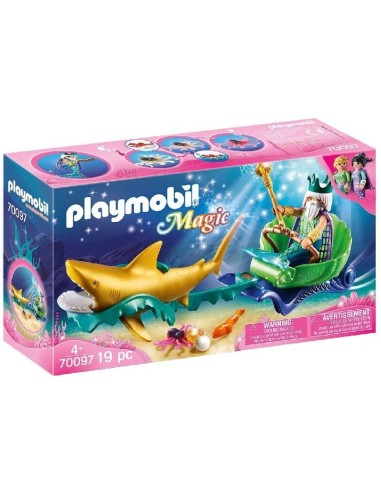 Playmobil 70097 king of the seas with a horse and a shark PLA70097 Playmobil | Futurartshop.com