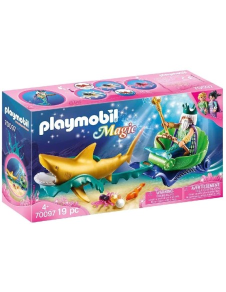 Playmobil 70097 king of the seas with a horse and a shark PLA70097 Playmobil | Futurartshop.com