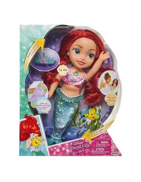 Disney Princess - Ariel Bambola Canta e Brilla JAK84872 Jakks Pacific | Futurartshop.com