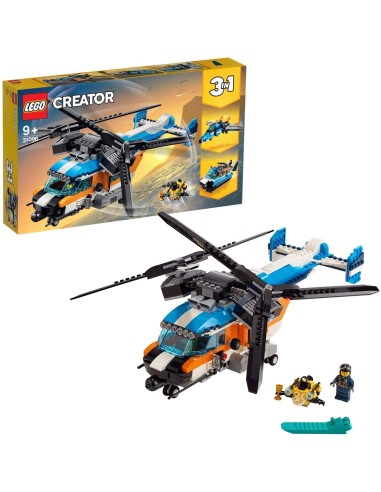 Lego 31096 helicopter bi-rotor LEG6250794 Lego | Futurartshop.com