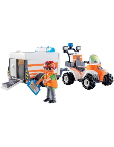 Playmobil 70053 quad soccorso con carrello PLA70053 Playmobil | Futurartshop.com