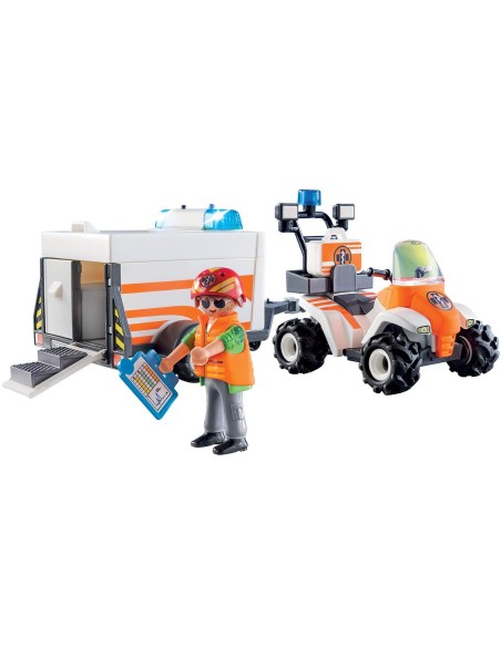 Playmobil 70053 quad soccorso con carrello PLA70053 Playmobil | Futurartshop.com