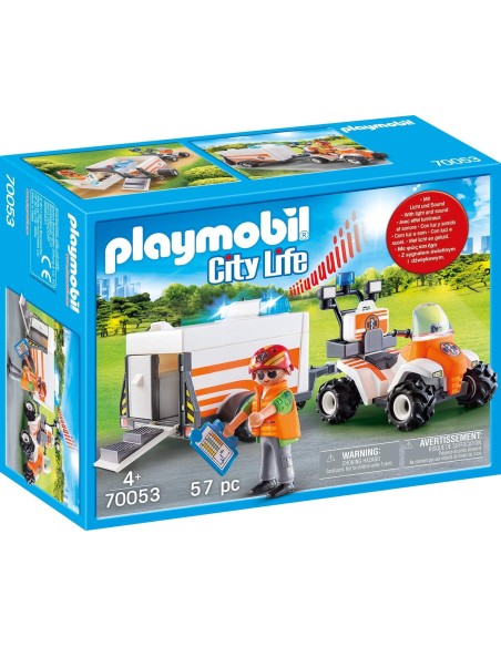 Playmobil 70053 quad soccorso con carrello PLA70053 Playmobil | Futurartshop.com