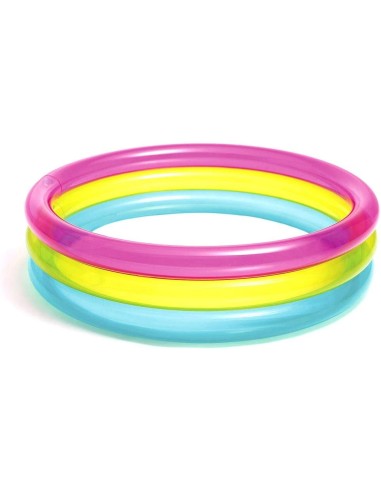 Piscina Baby rainbow 3 anelli MAZ57104NP Intex | Futurartshop.com