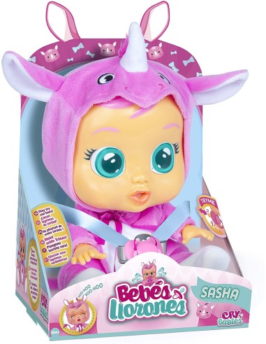 Cry Babies - Bambola Sasha rinoceronte TOY93744 IMC Toys | Futurartshop.com