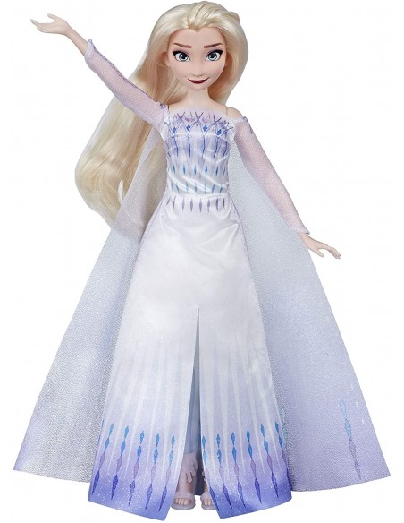 Frozen 2 - Bambola Elsa cantante con vestito da sera E97171030/E8880 Hasbro-Futurartshop.com