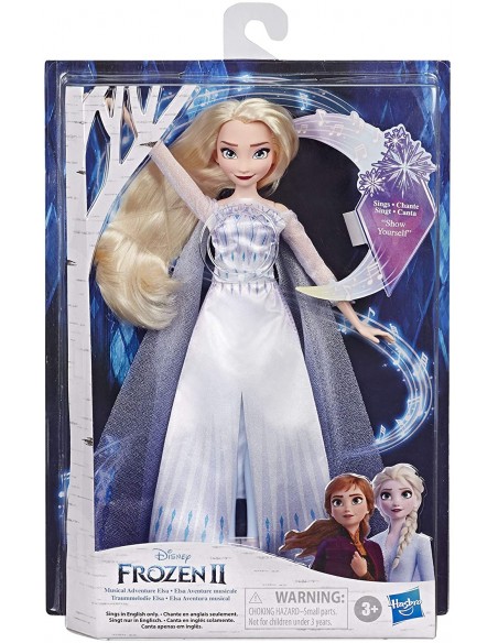 Frozen 2 - Bambola Elsa cantante con vestito da sera E97171030/E8880 Hasbro-Futurartshop.com
