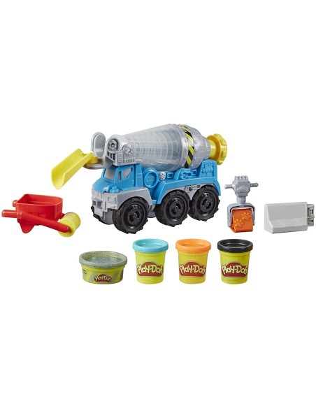 Play-Doh - Wheels PlaySet Autocarro Betoniera HASE68915L00 Hasbro | Futurartshop.com