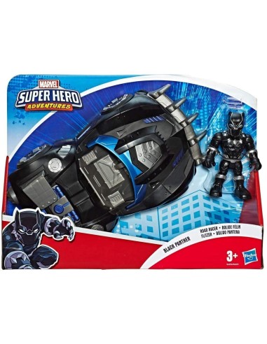 Super Hero Adventures - Veicolo Black Panther road race HASE6223EU41/E6256 Hasbro | Futurartshop.com