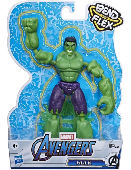 Marvel Avengers Character Hulk Bend and Flex HASE73775L01/E7871 Hasbro | Futurartshop.com