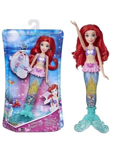 Disney Princess - Bambola Ariel coda luminosa HASE63875L00 Hasbro | Futurartshop.com