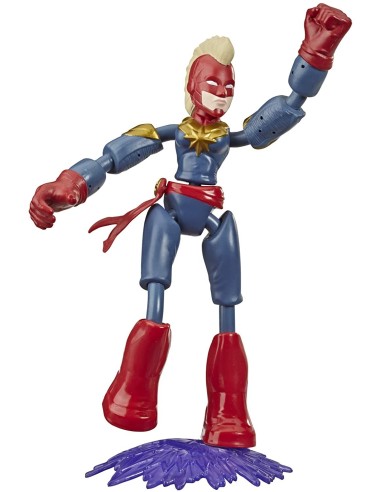 Marvel Avengers Character - Captain Marvel Bend and Flex HASE73775L01/E7872 Hasbro | Futurartshop.com