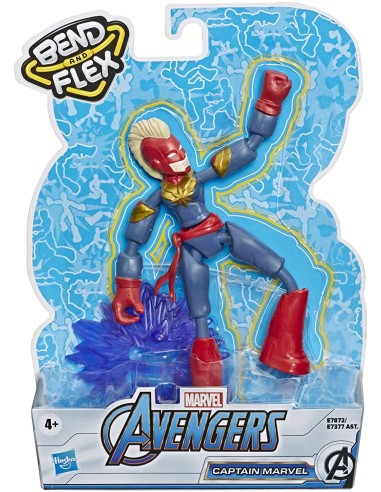 Marvel Avengers Character - Captain Marvel Bend and Flex HASE73775L01/E7872 Hasbro | Futurartshop.com