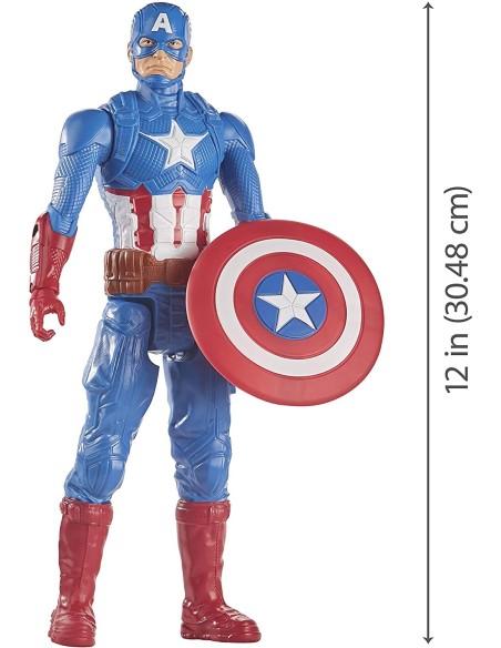 Avengers Titan Hero - Personaggio Capitan America New HASE7877ES00 Hasbro | Futurartshop.com