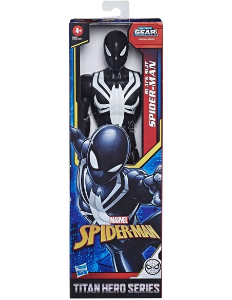 Spider-Man Personaggio Titan Hero Black Suit HASE73295L00/E8523 Hasbro | Futurartshop.com