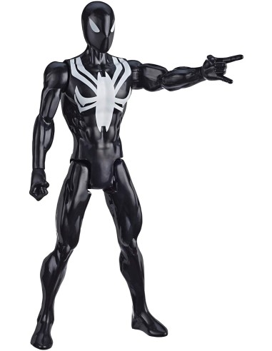 Spider-Man Personaggio Titan Hero Black Suit HASE73295L00/E8523 Hasbro | Futurartshop.com